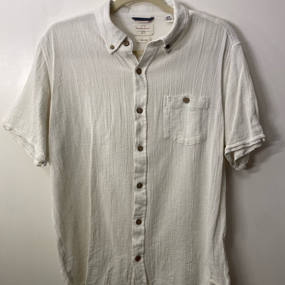 Tommy Bahama White Short Sleeve Shirt